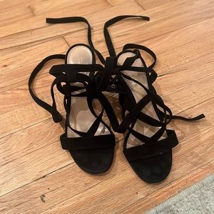 Black Gianvito Rossi Heel Sandal